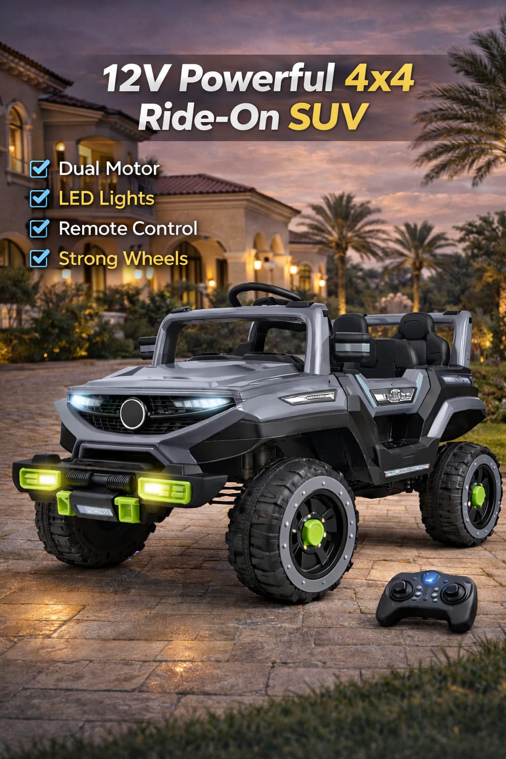 12V Kids Electric Ride On SUV Car with Remote Control