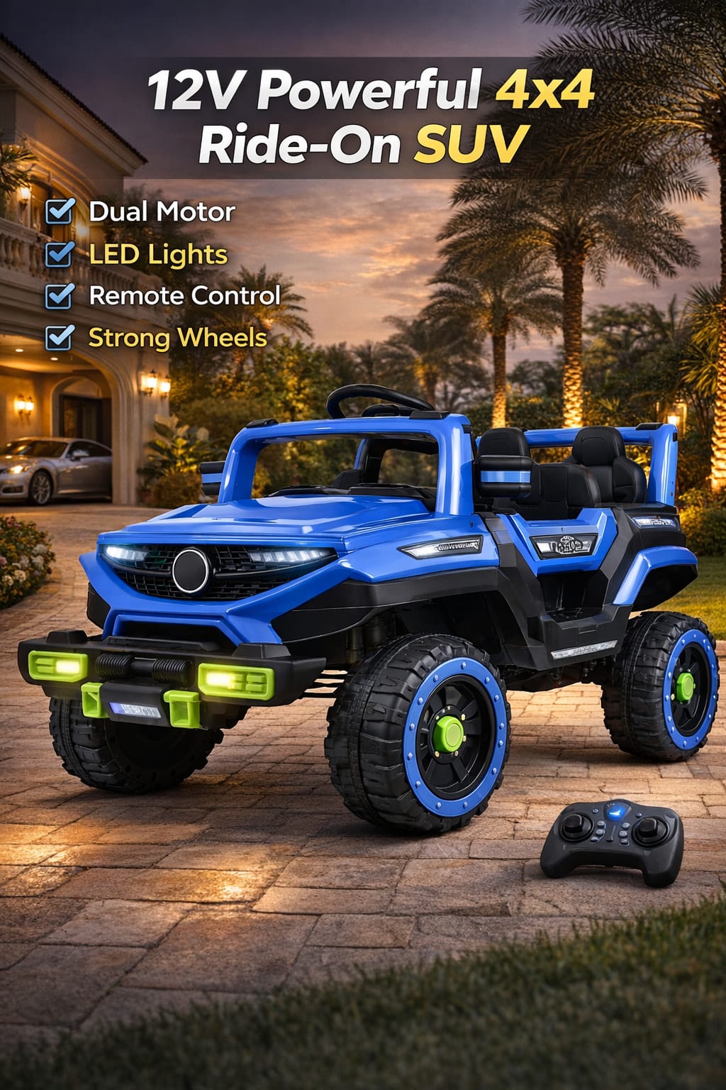 12V Kids Electric Ride On SUV Car with Remote Control