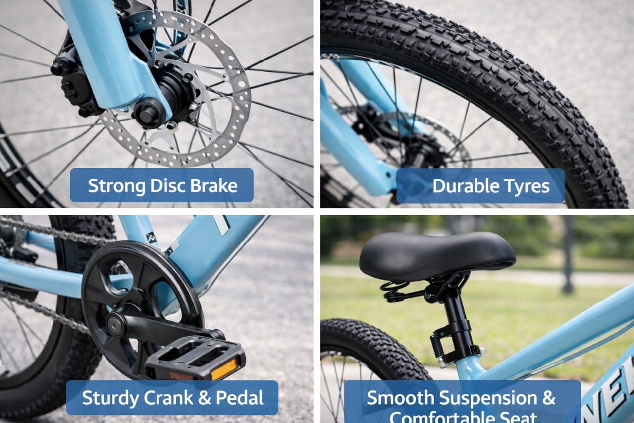 Kids Mountain Bicycle 24 / 26 Inch – Light Blue