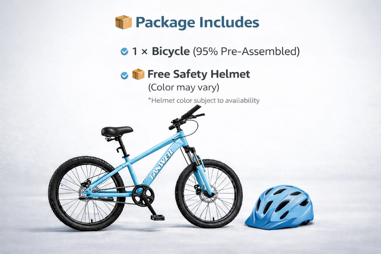 Kids Mountain Bicycle 24 / 26 Inch – Light Blue