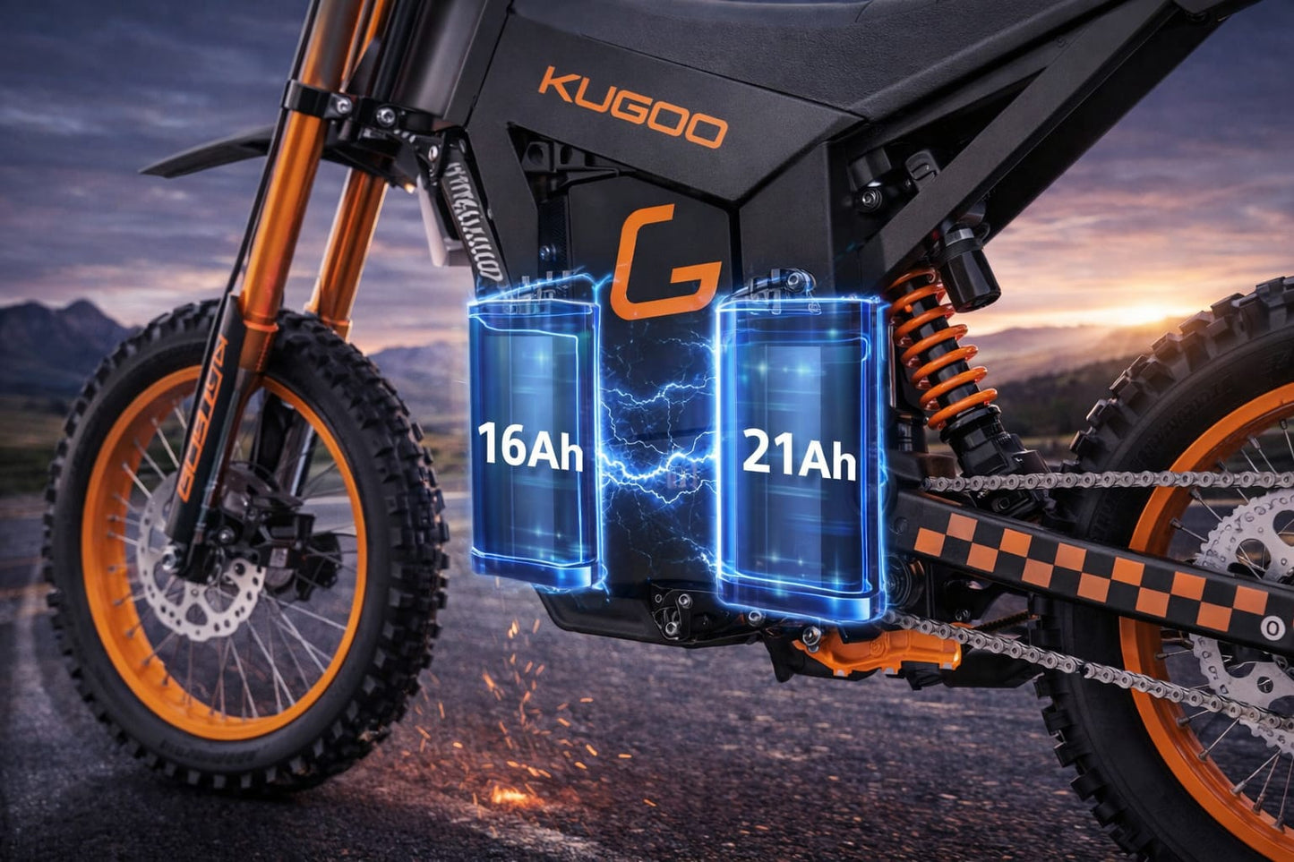 KUGOO Wish 01 Electric Dirt Bike 1500W 48V – Max Speed 60km/h