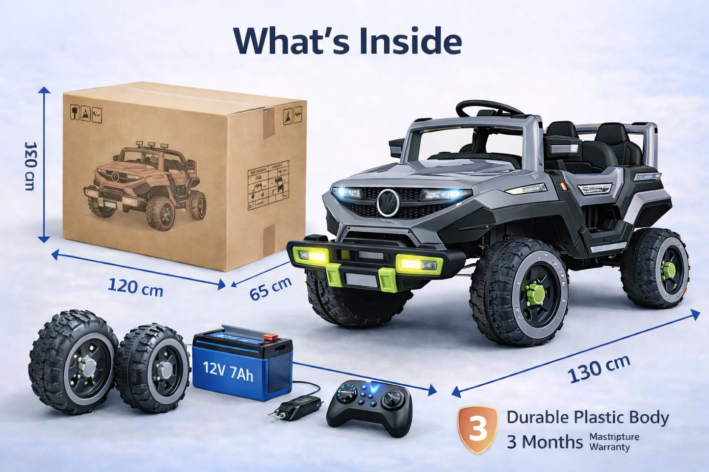 12V Kids Electric Ride On SUV Car with Remote Control